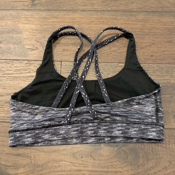 Grey Lululemon Energy Sports Bra (size 6) - Picture 3 of 6
